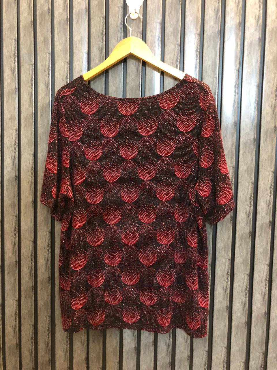 Chest 25  Length 26  Fabric Silk Jersey Cute Party Wear Top