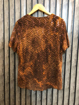 Chest 22  Length 24  Fabric Net Jersey Trendy Girls Party Wear Top