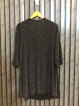 Chest 22  Length 31  Fabric Silk Jersey Shiny Party Wear Top