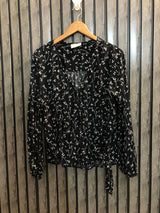 Chest 20  Length 21 To 23  Fabric Cotton Women Cotton Full Sleeves Casual Top