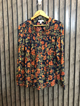 Chest 21  Length 26.5  Fabric Linen Stylish Women Daily Wear Summer Top