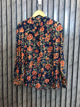Chest 21  Length 26.5  Fabric Linen Stylish Women Daily Wear Summer Top