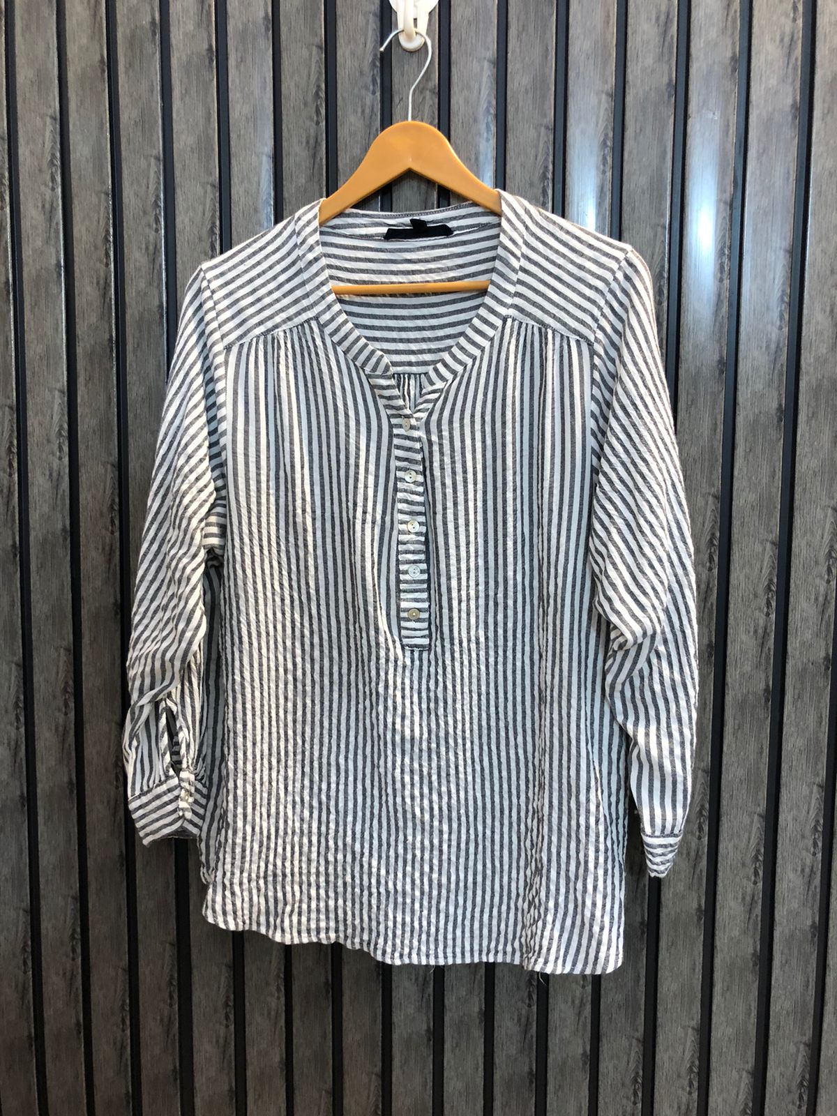 Chest 24  Length 25 To 26  Fabric Cotton Women Smart Fit Full Sleeves Top
