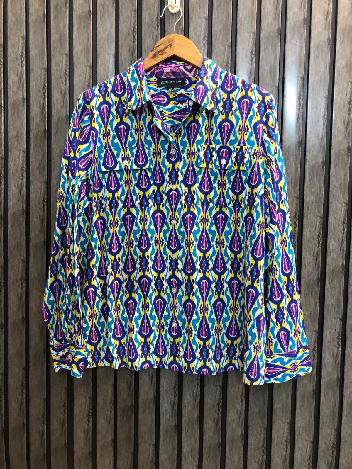 Chest 20  Length 25  Fabric Cotton Western Fashion Long Sleeve Top for Women