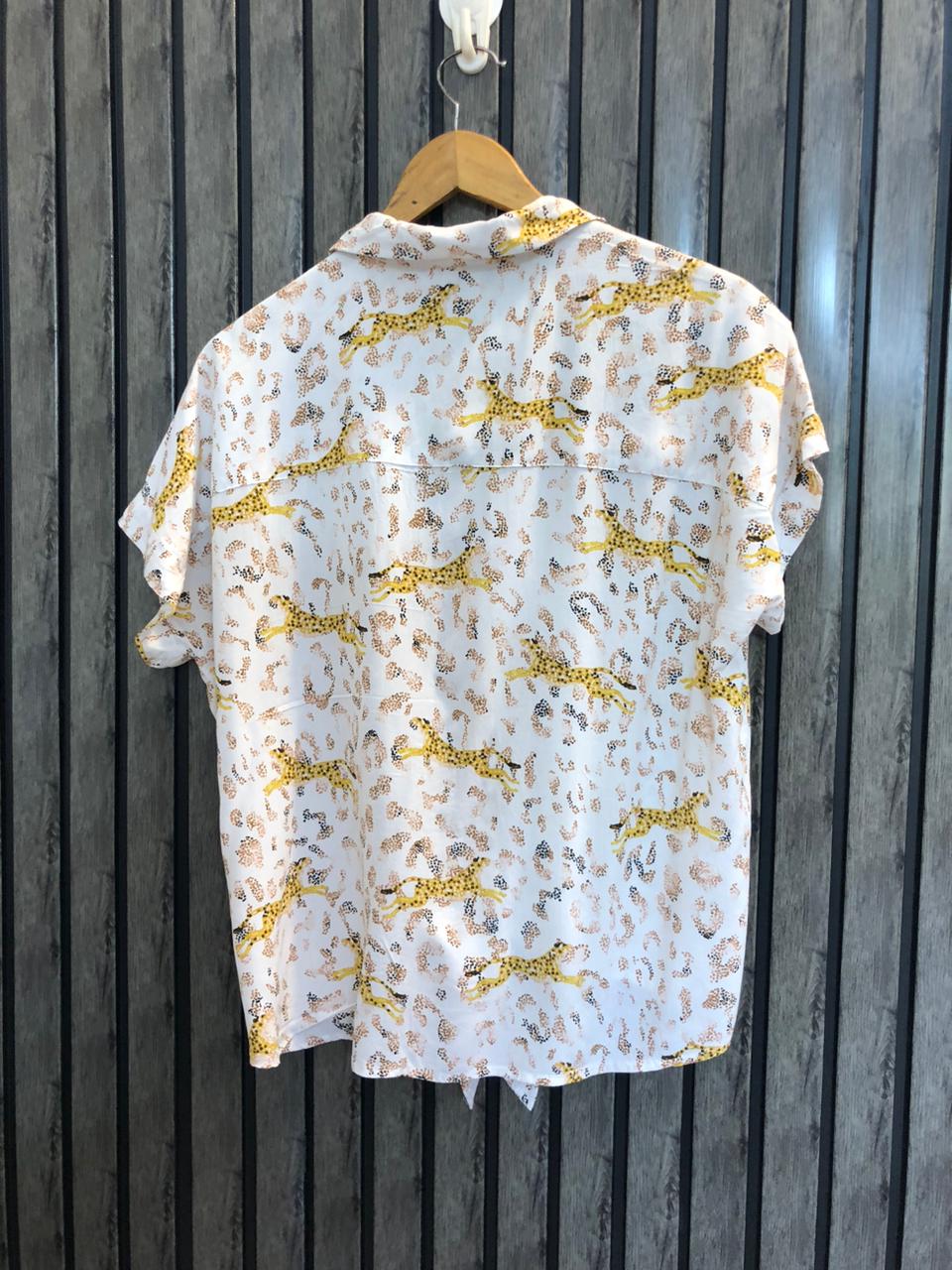 Chest 22  Length 22 to 23  Fabric linen Stylish Everyday Women’s Half Sleeve Top