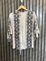 Chest midium  baggy style  Length 21 to 26  Fabric linen Premium Everyday Ladies Half Sleeve Top