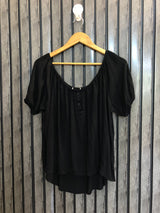 Chest 23  baggy style  Length 18 to 21  Fabric cotton Chic  Ladies Half Sleeve Top