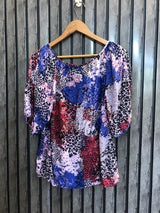 Chest 20  Length 23  Fabric linen Essential Everyday Women’s Top