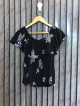 Chest 20  Length 19  Fabric cotton Women’s Half Sleeve Top