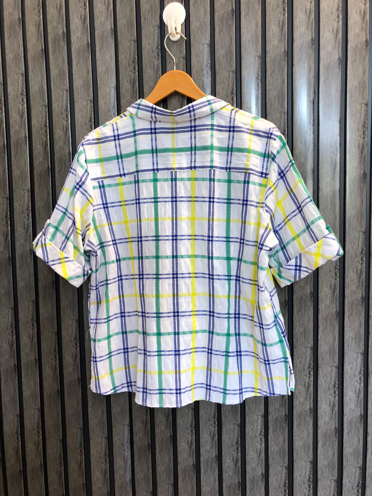 Chest 21  Length 24  Fabric cotton Basic Everyday Ladies Half Sleeve Top