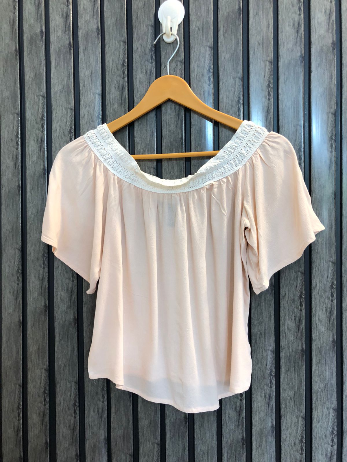 Chest 17  Length 17  Fabric cotton Modern Casual Women’s Half Sleeve Top