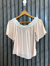Chest 17  Length 17  Fabric cotton Modern Casual Women’s Half Sleeve Top