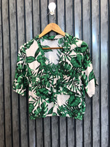 Chest 18  Length 19  Fabric linen Premium Casual Women’s Top