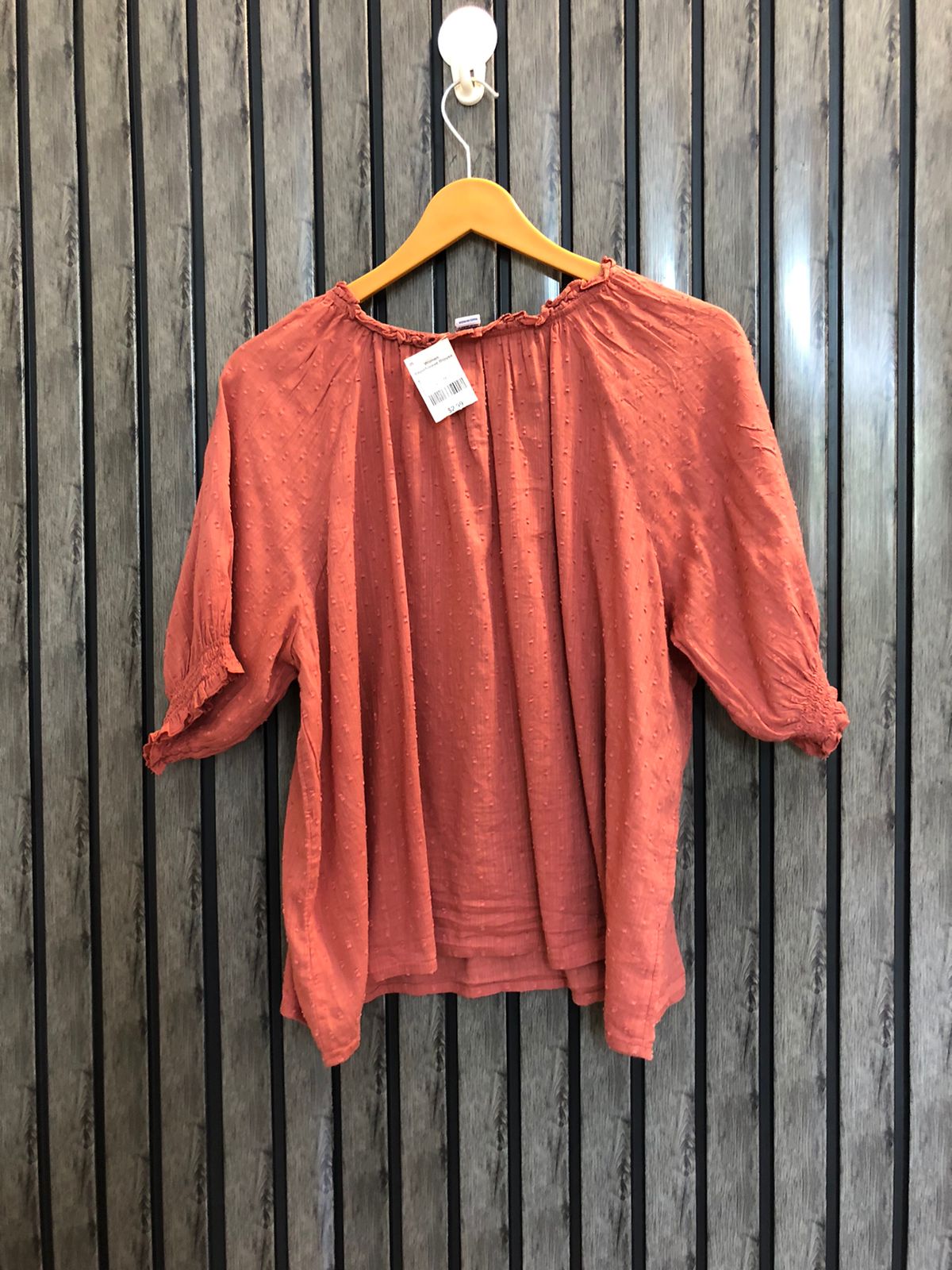 Chest 22  Length 22  Fabric cotton Elegant Casual Ladies Top