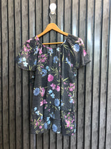 Chest 21  Length 26  Fabric cotton silk Classic Regular Ladies Half Sleeve Top