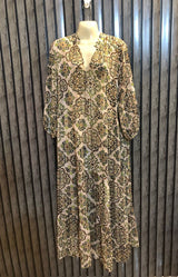 Chest 22  Lenght 52  Fabric chiffon Designer Maxi Dress
