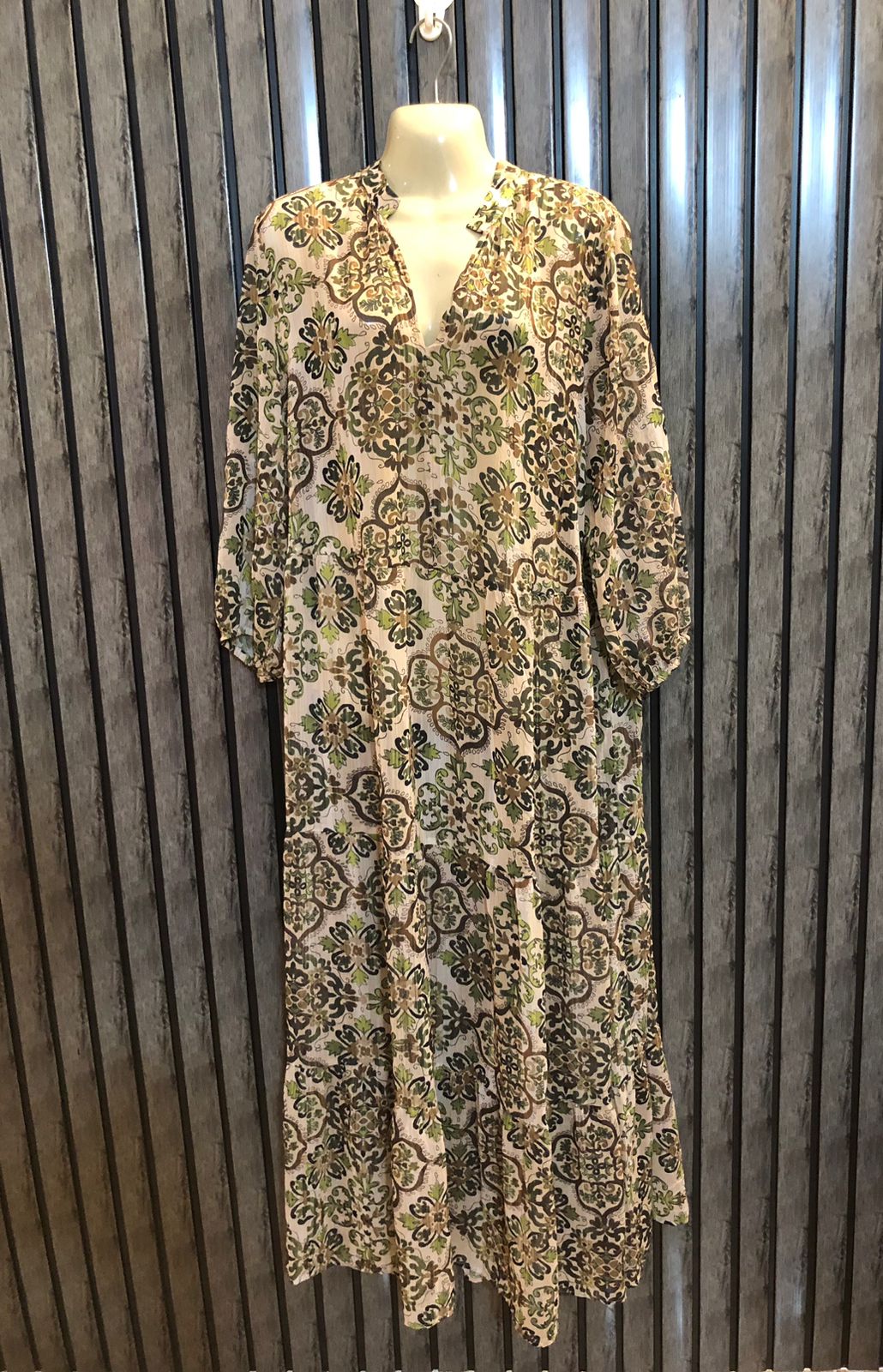 Chest 22  Lenght 52  Fabric chiffon Designer Maxi Dress