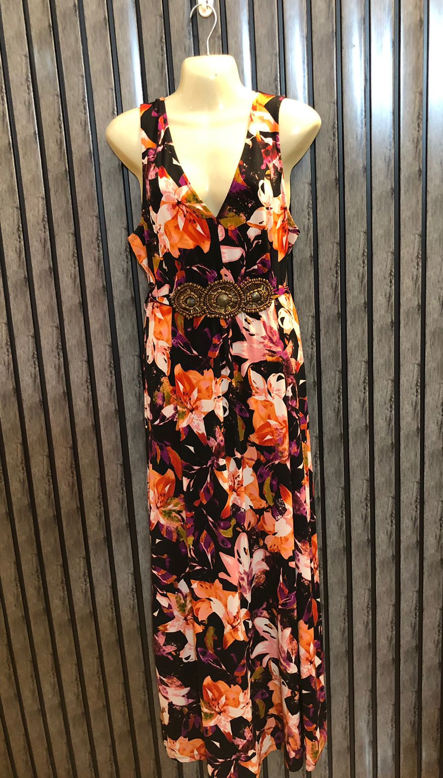 Chest 21  Lenght 56  Fabric silk jersey Fashion Maxi Wear