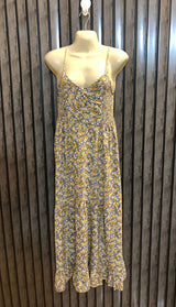 Chest 19  Lenght 48  Fabric linen Western Long Dress