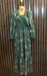 Chest 18  Lenght 55  Fabric silk Maxi Fashion Hub