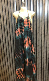 Chest 17  Lenght 54  Fabric silk Branded Long Dress