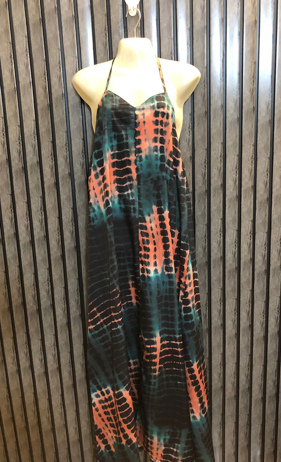 Chest 17  Lenght 54  Fabric silk Branded Long Dress