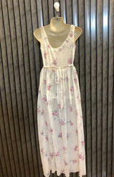 Chest 18  Lenght 52  Fabric net jersey Elegant Long Dress