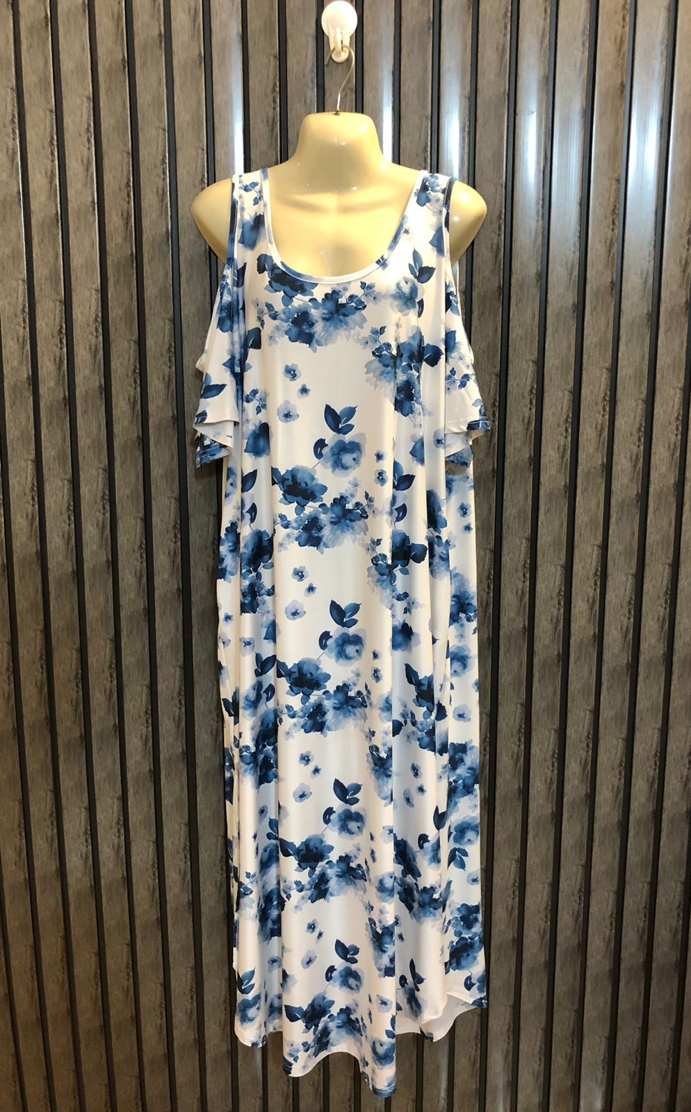 Chest 25  Lenght 50  Fabric silk jersey Fashion Long Maxi