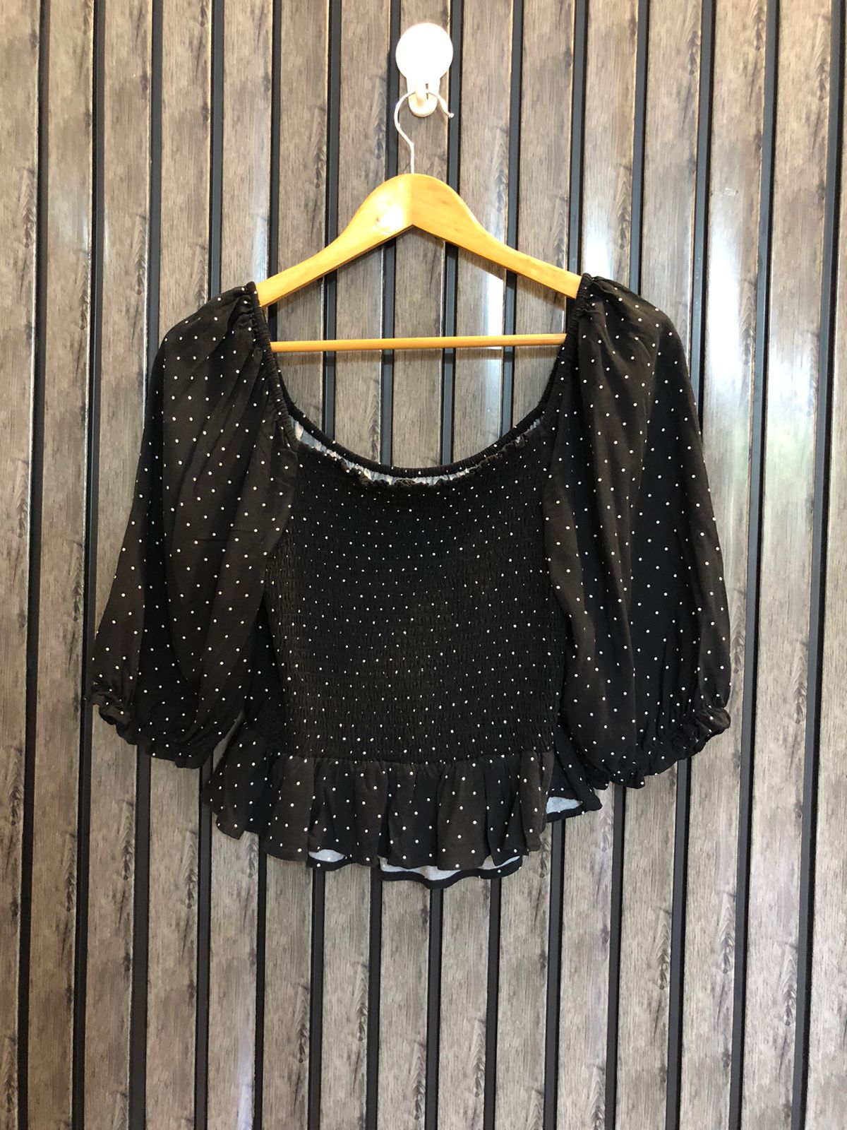 Chest 17  Length 17  Fabric Linen Summer Wear Women's Top