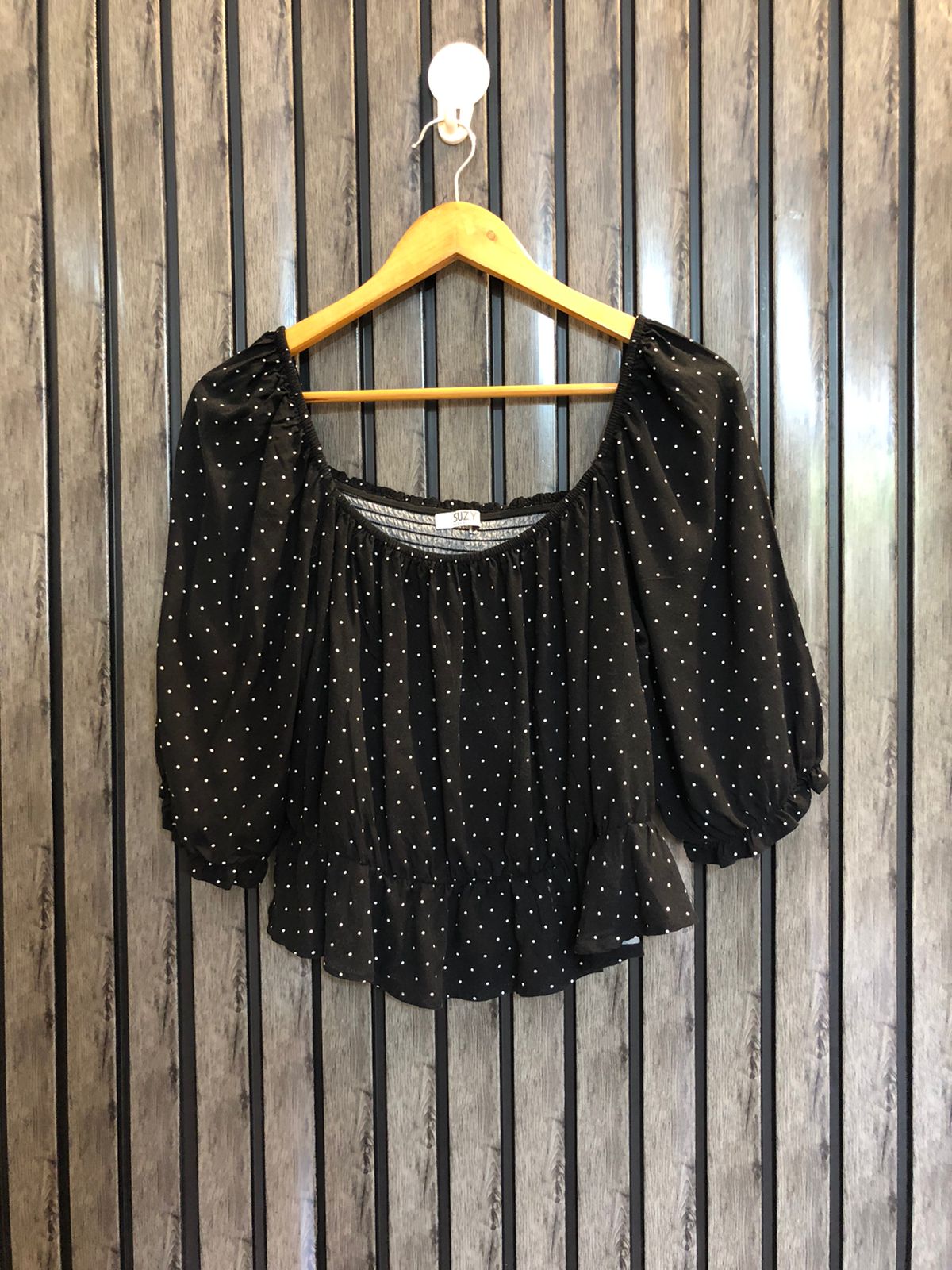 Chest 17  Length 17  Fabric Linen Summer Wear Women's Top