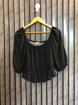 Chest 17  Length 17  Fabric Linen Summer Wear Women's Top
