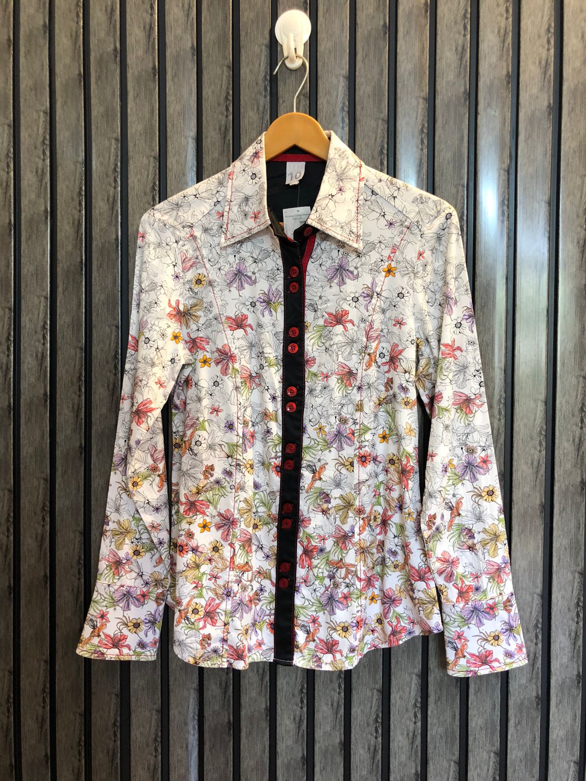 Chest 17  Length 24  Fabric Cotton Women's Smart Casual Top