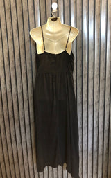Chest 20  Length 49  Fabric Silk Western Branded Women Long Maxi Dress