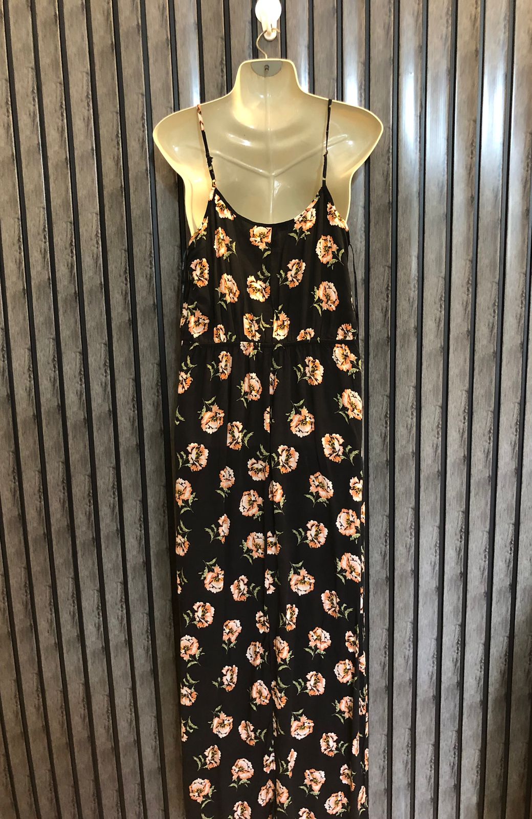 Chest 17  Length 55  Fabric Linen Premium Ladies Long Maxi Dress