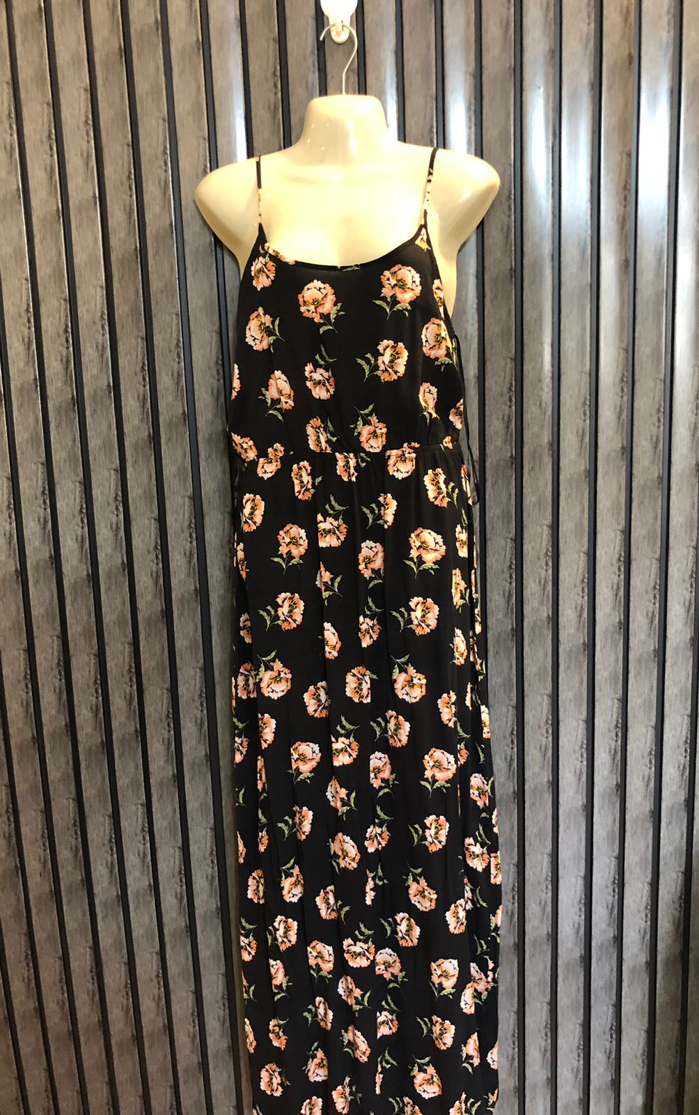 Chest 17  Length 55  Fabric Linen Premium Ladies Long Maxi Dress