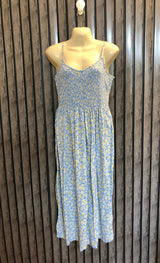 Chest 20  Length 44  Fabric Linen Elegant Women Floor Length Maxi