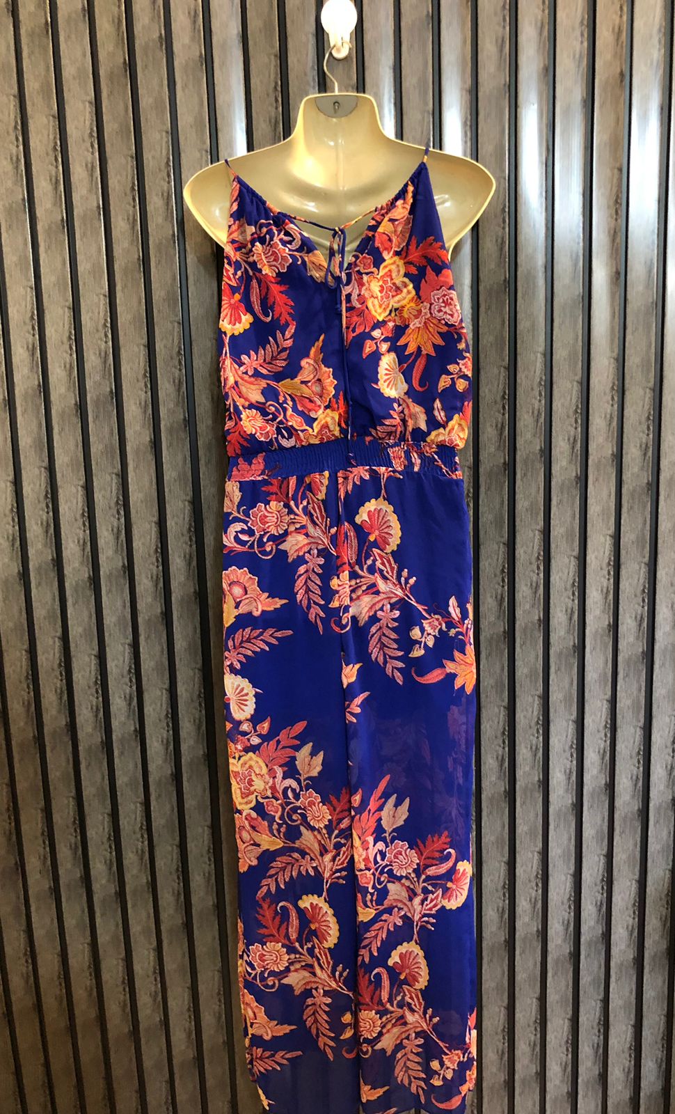 Chest 18  Length 51  Fabric Chiffon Designer Jumpsuit