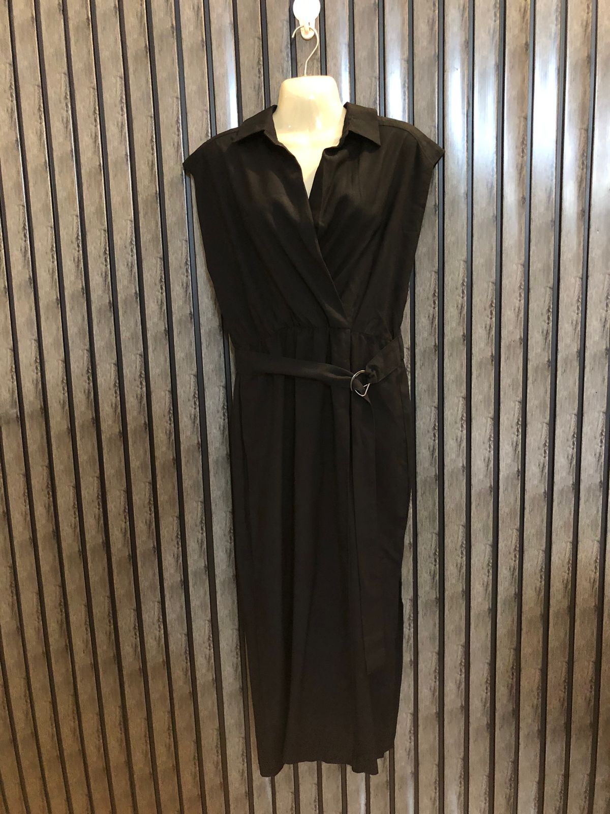 hest 20  Length 47  Fabric Cotton Silk Modern Ladies Long Maxi Dress