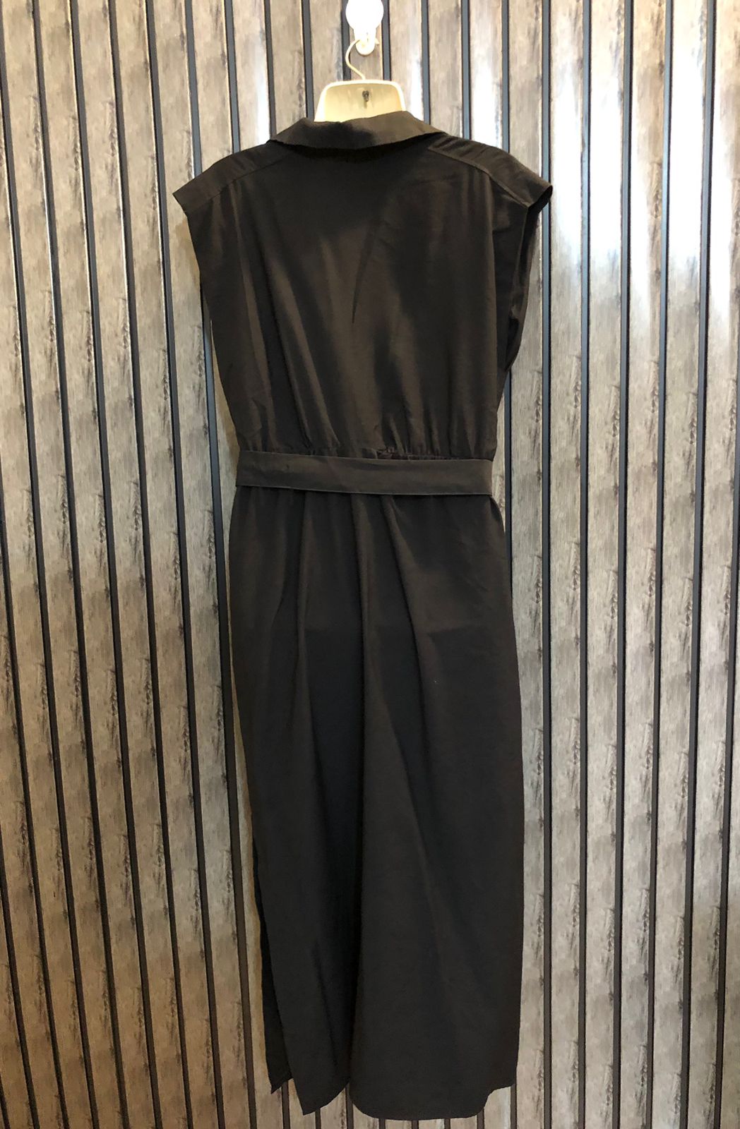 hest 20  Length 47  Fabric Cotton Silk Modern Ladies Long Maxi Dress