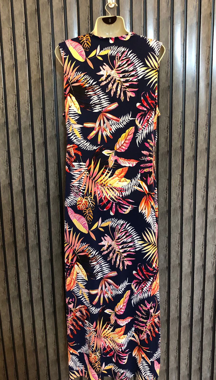 Chest 24  Length 53  Fabric Silk Jersey New Arrival Branded Long Maxi Dress