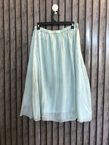 Waist 34 to 36  Lenght 28  Fabric silk Fashion Skirt Hub