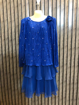 Chest 22  Lenght 42  Fabric silk Latest Branded Women's Maxi Dresses