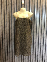 Chest 17  Lenght 33  Fabric net and silk Premium Fashion Women's Mini Party Dress