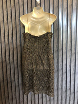 Chest 17  Lenght 33  Fabric net and silk Premium Fashion Women's Mini Party Dress