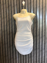 Chest 17  Lenght 27  Fabric silk jersey Trendy Branded Women's Casual Mini Dress