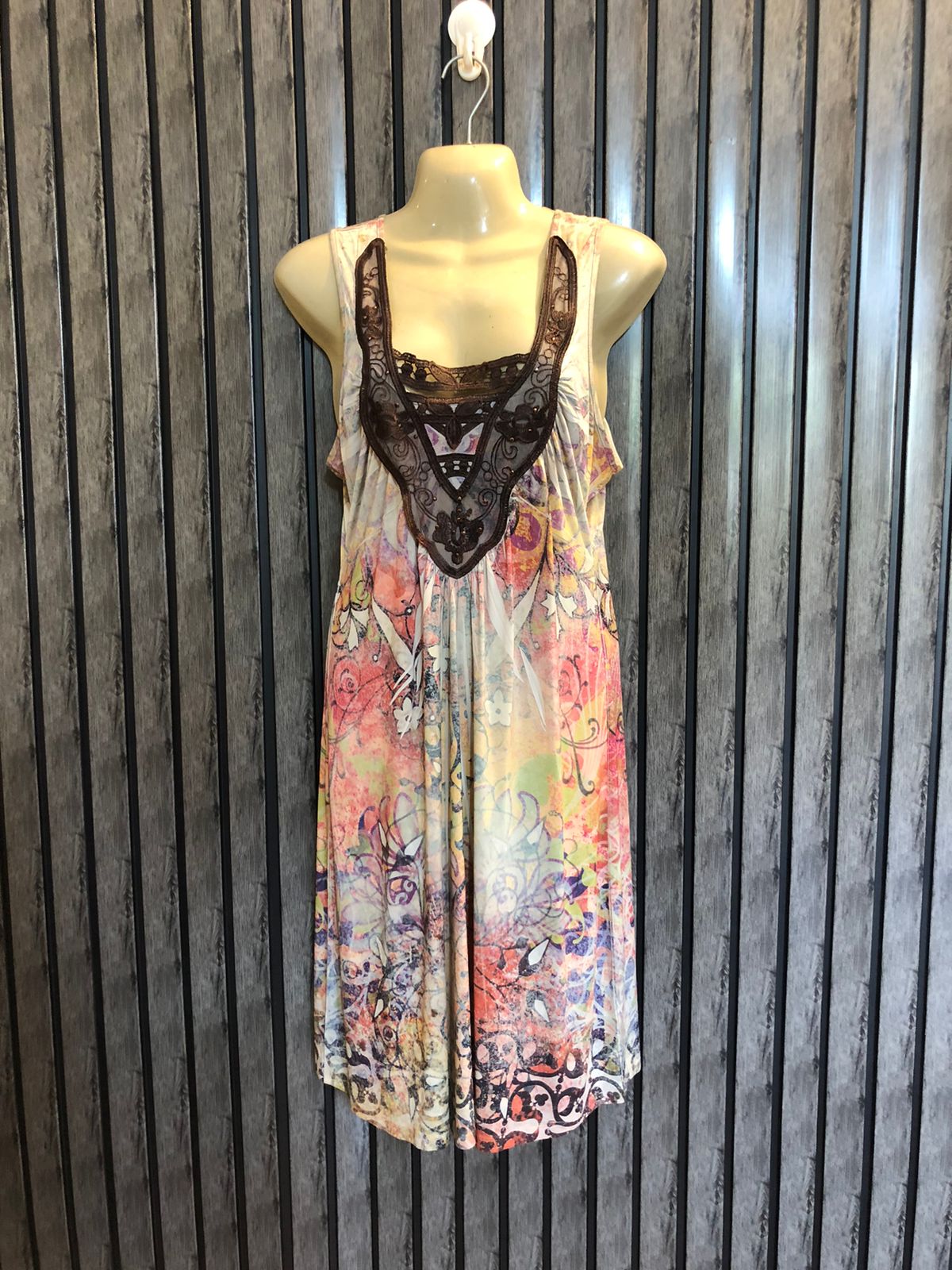 Chest 30  Lenght 37  Fabric silk jersey Chic & Elegant Women's Western Mini Dress