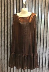 Chest 22  Lenght 36  Fabric silk jersey Luxury Branded Women's Mini Dress