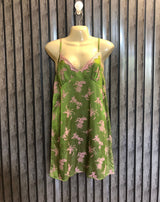 Chest 17  Lenght 30  Fabric silk Fashionable Women's Slim Fit Mini Dress
