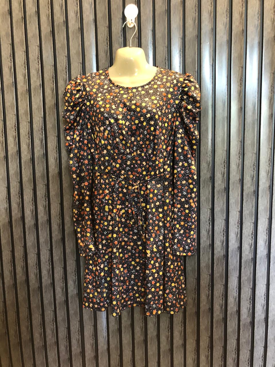 Chest 19  Lenght 34  Fabric silk Trendy Short Dress for Modern Women