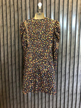 Chest 19  Lenght 34  Fabric silk Trendy Short Dress for Modern Women